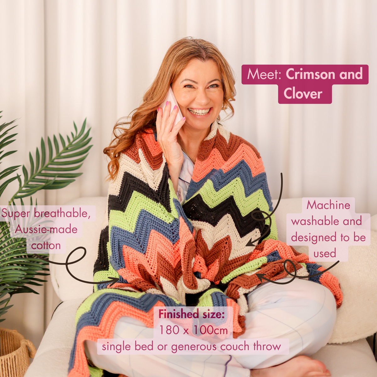 The Big Love Blanket Crochet Kit