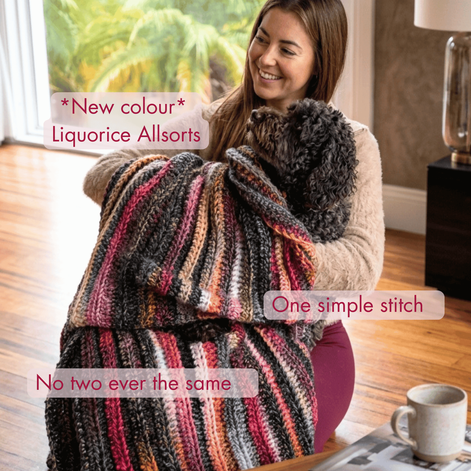 The Prism Blanket Crochet Kit