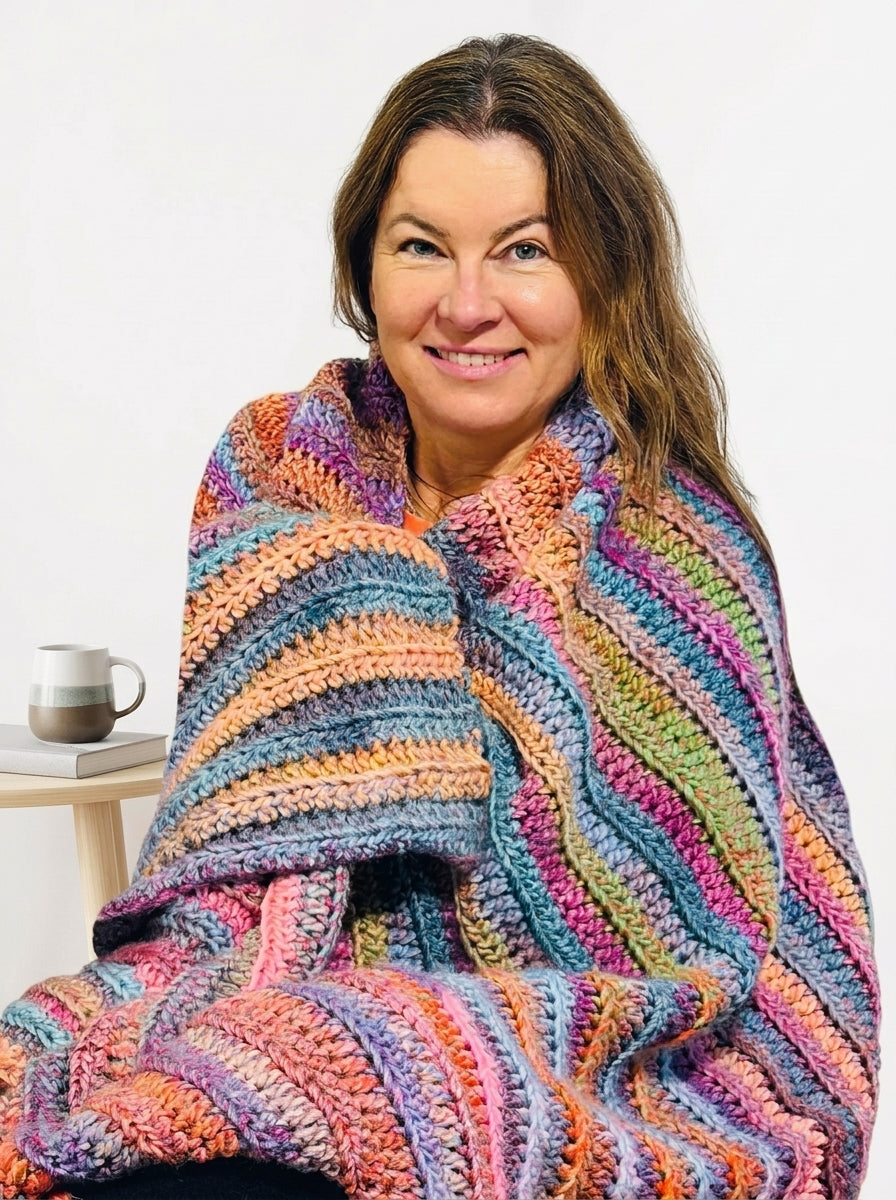 The Prism Blanket Crochet Kit – The Hookery