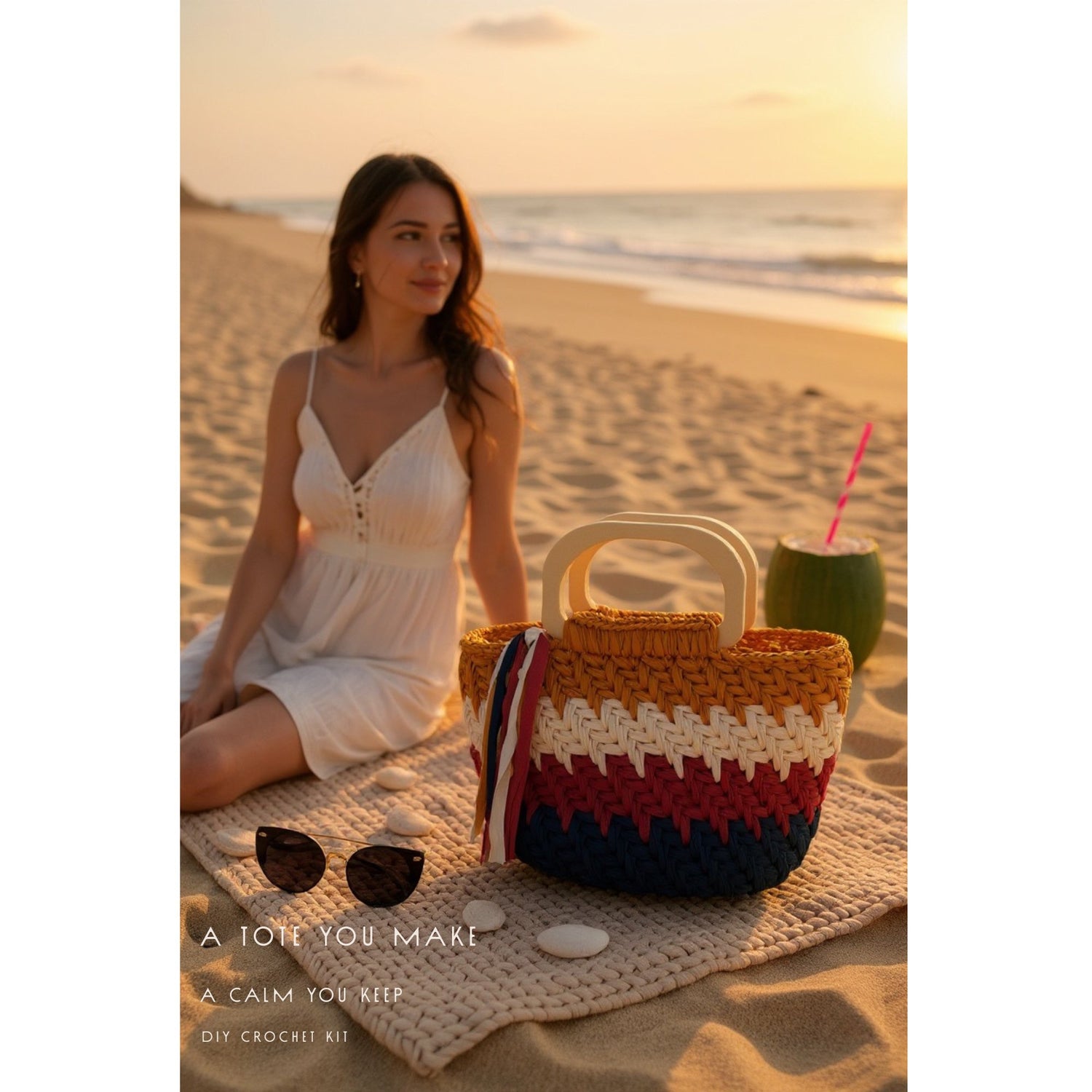 Knot Your Average Tote - DIY Crochet Kit